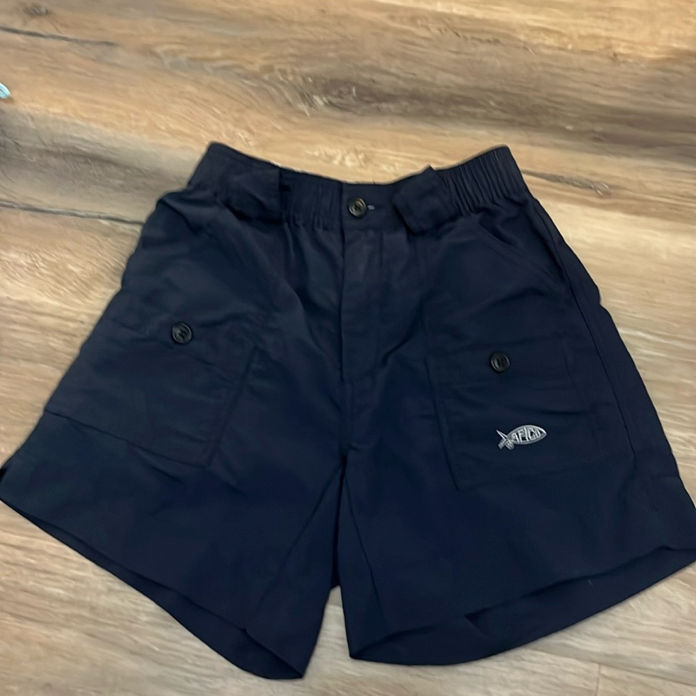 Aftco Navy Shorts Size 26